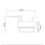 Hanah Home Laxus Takım 10 Conjunto de Muebles de Salón Nogal y Negro